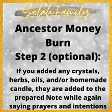 Load image into Gallery viewer, Love Ancestor Money Burn
