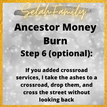 Load image into Gallery viewer, Road Opener Ancestor Money Burn